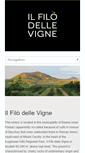 Mobile Screenshot of ilfilodellevigne.it